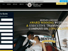 Tablet Screenshot of long-island-limousines.com